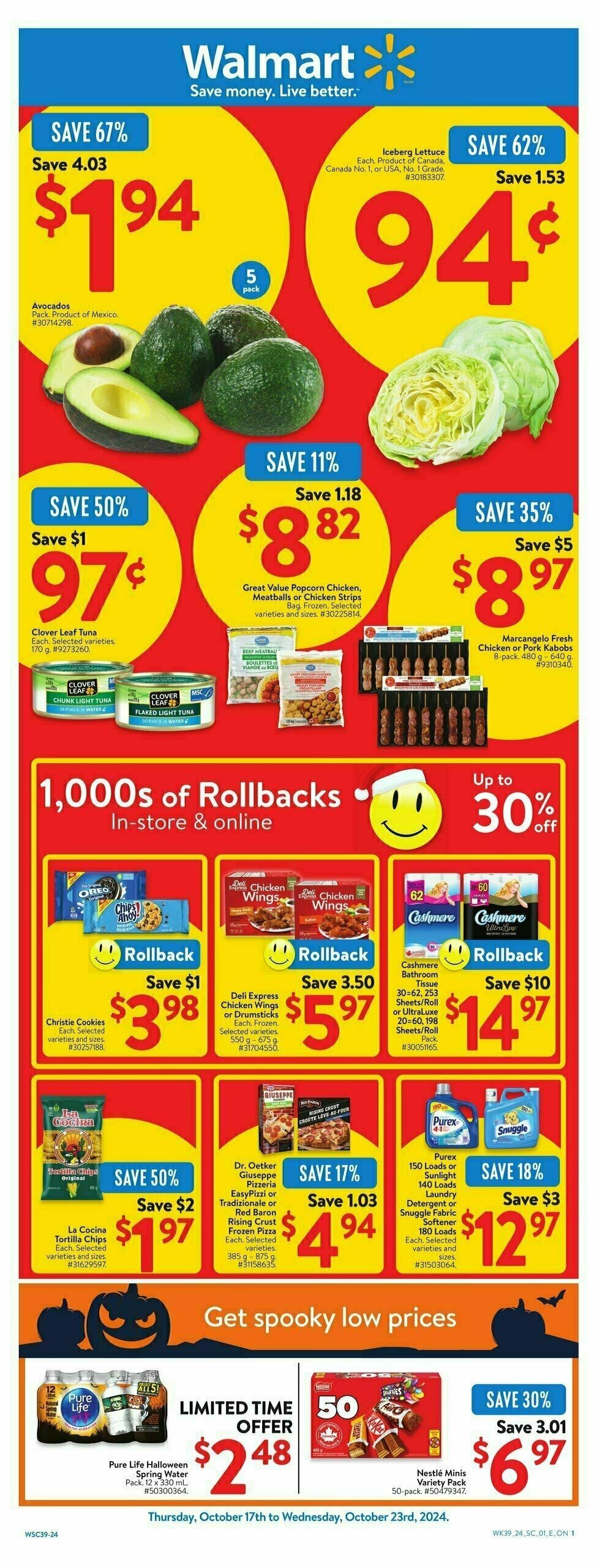 Walmart Flyer from October 17