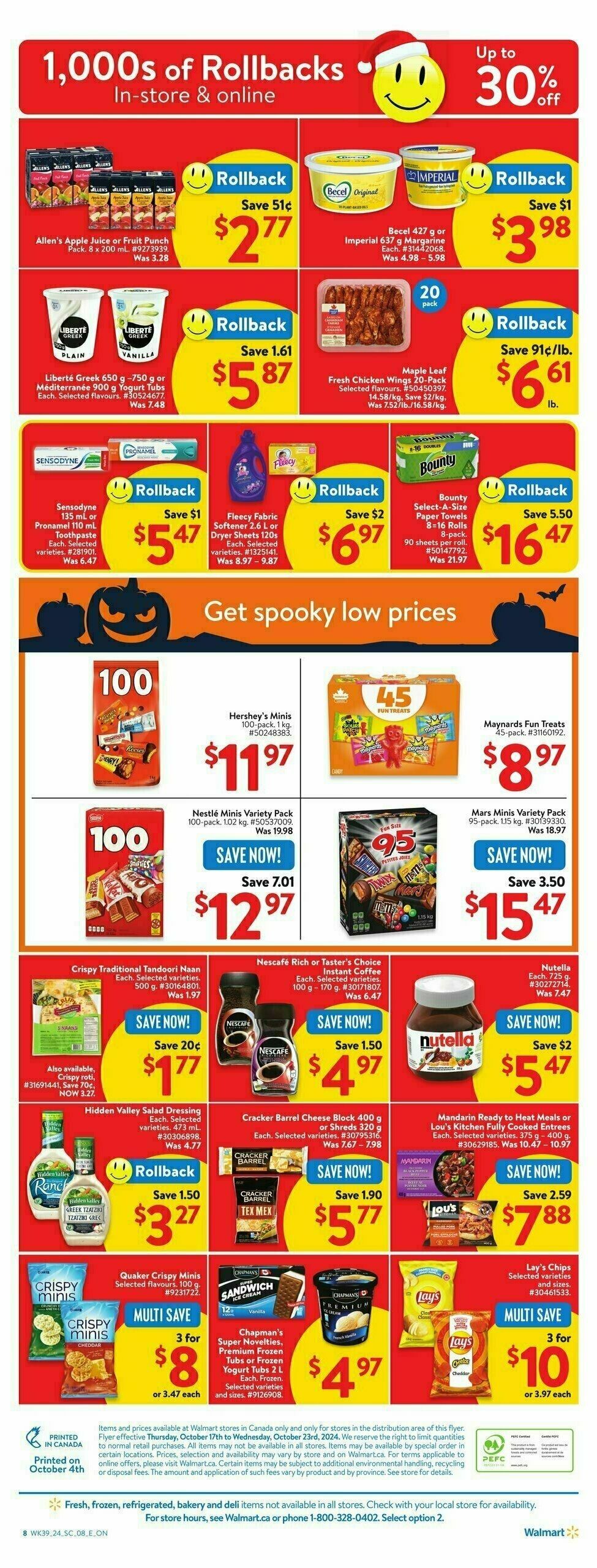 Walmart Flyer from October 17