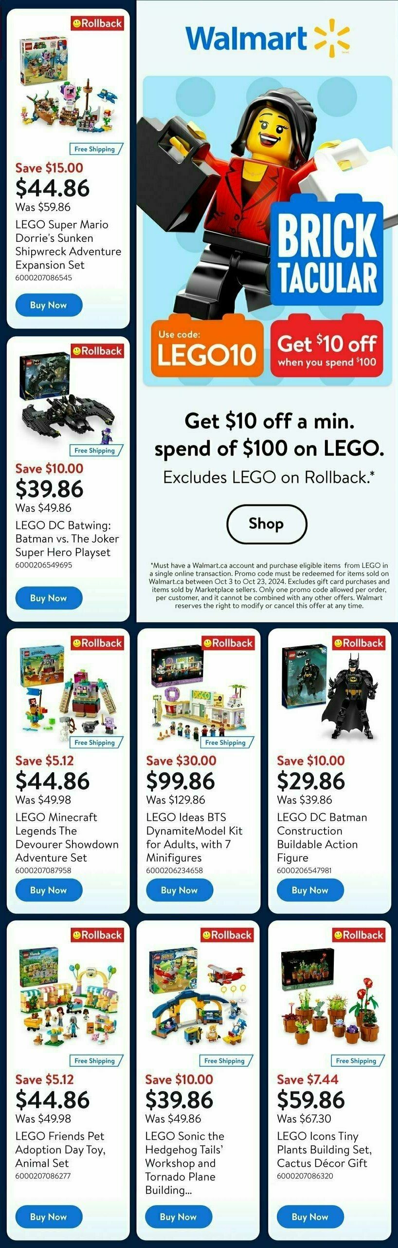 Walmart Deals Flyer Flyer from October 17