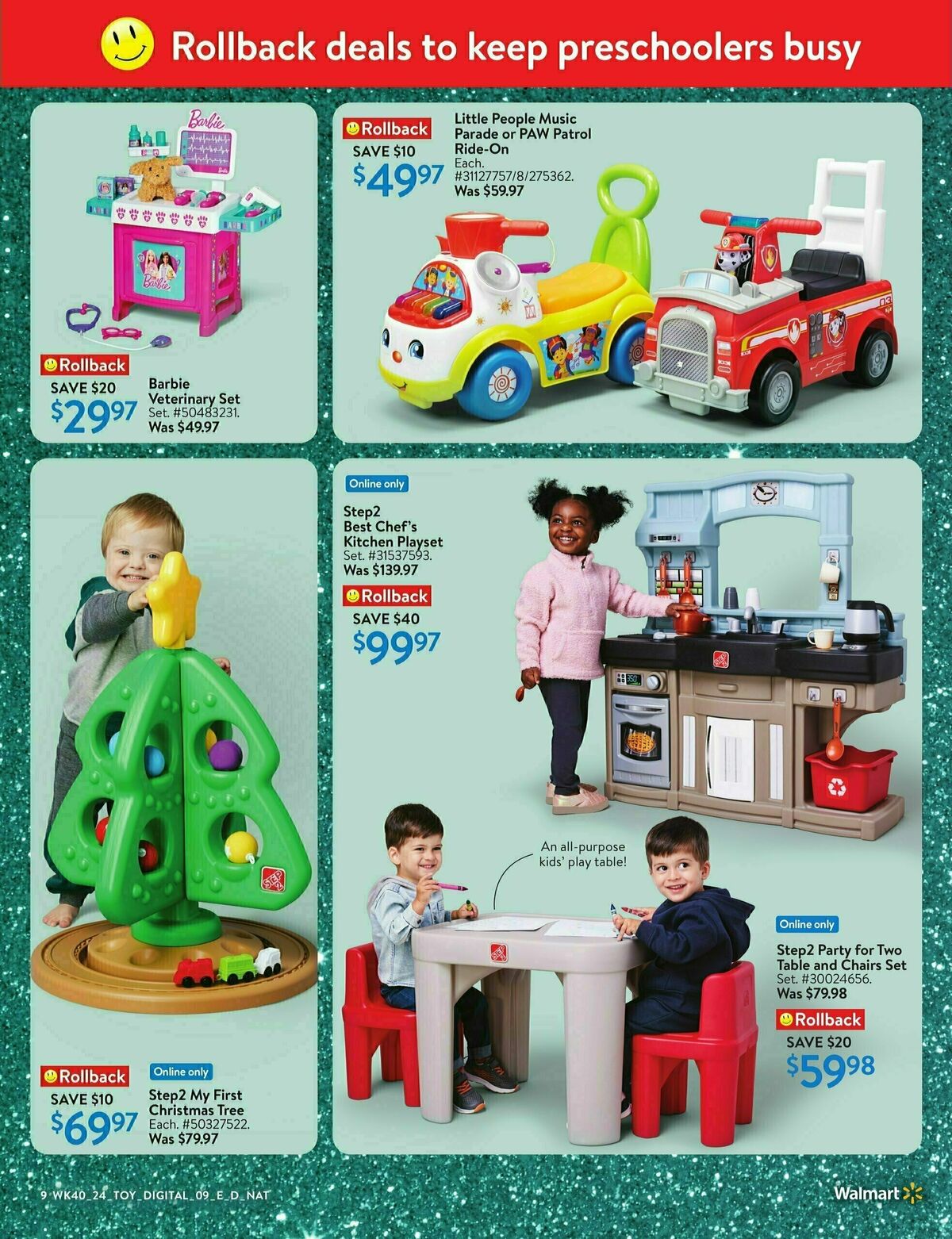 Walmart Toy Book Flyer from October 24