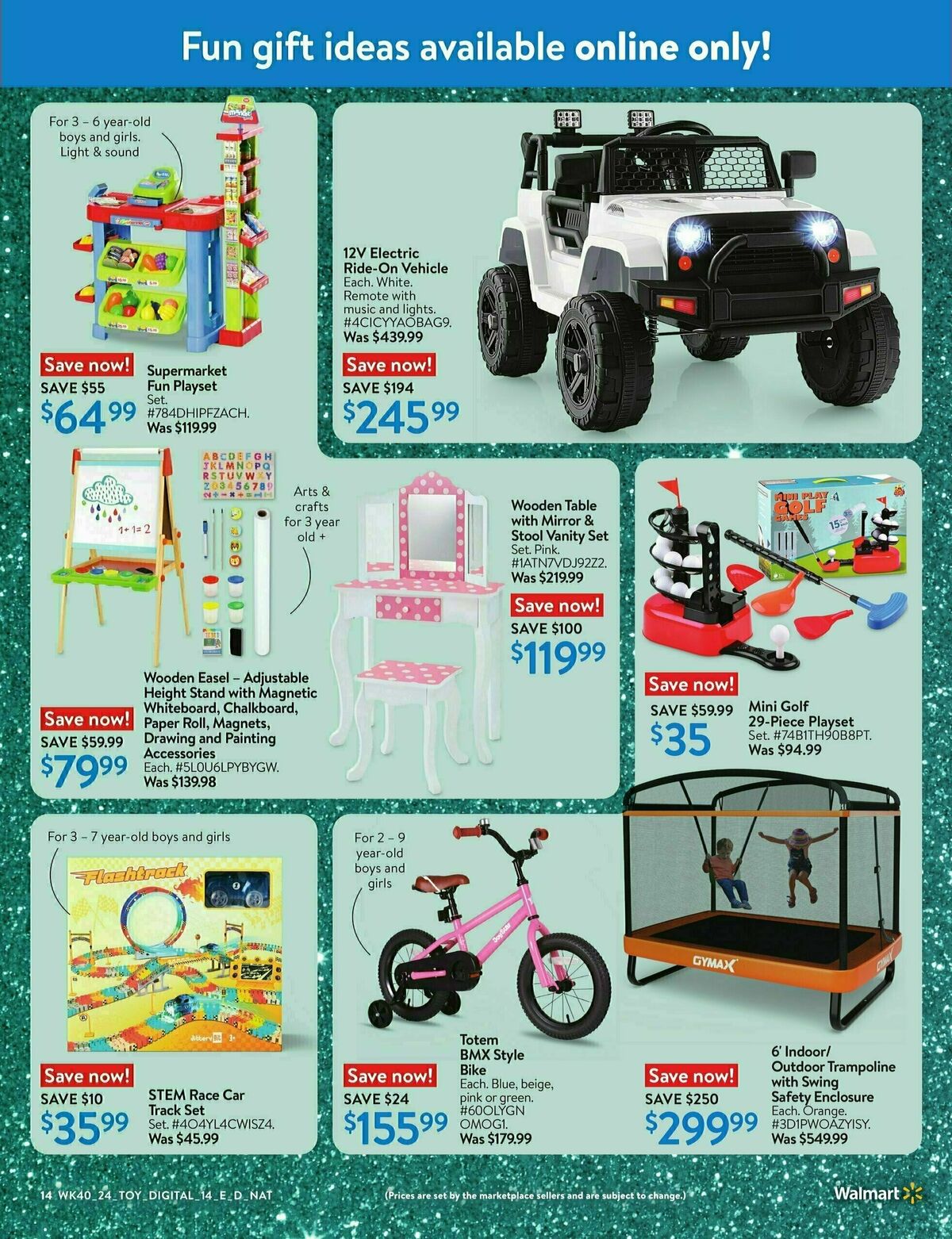 Walmart Toy Book Flyer from October 24