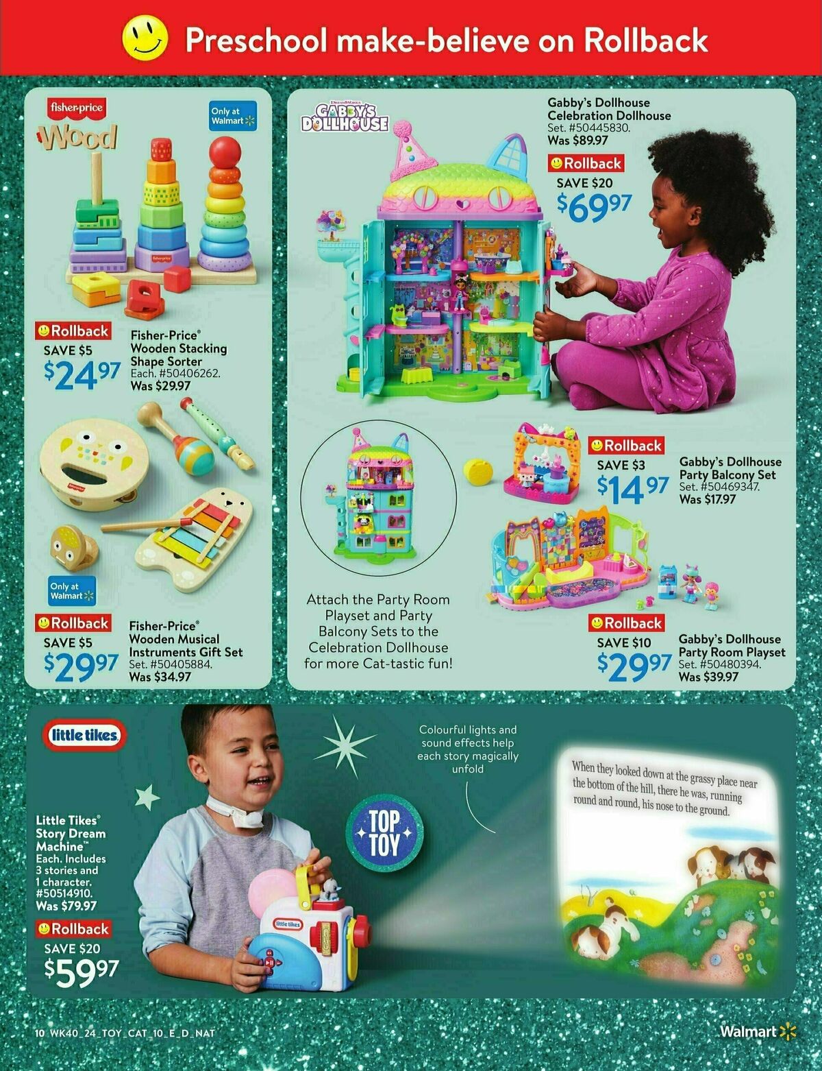 Walmart Toy Book Flyer from October 24