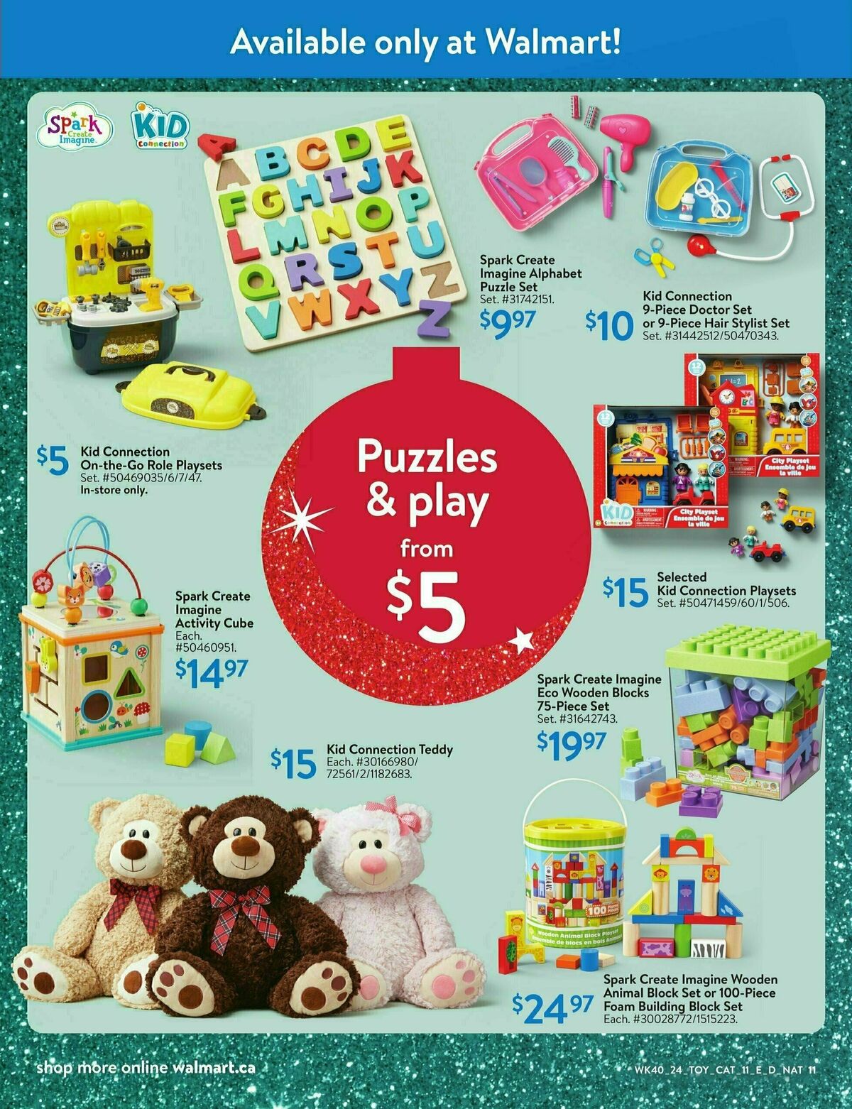 Walmart Toy Book Flyer from October 24