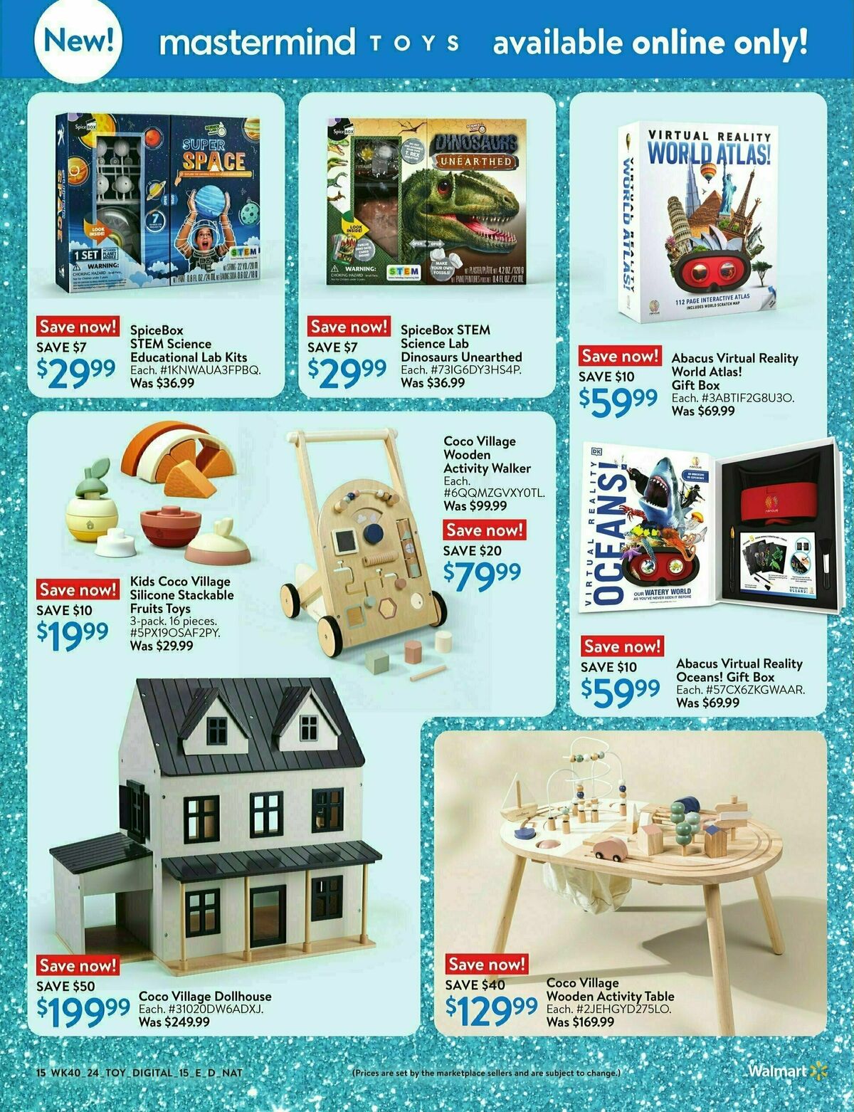 Walmart Toy Book Flyer from October 24