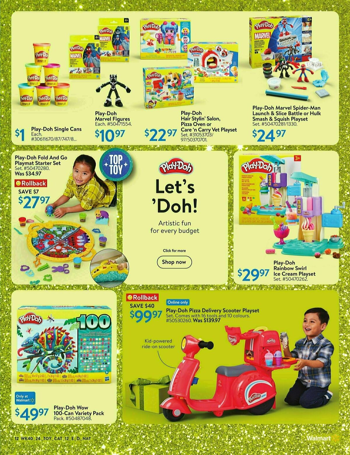 Walmart Toy Book Flyer from October 24