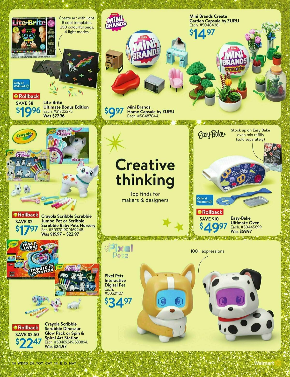 Walmart Toy Book Flyer from October 24