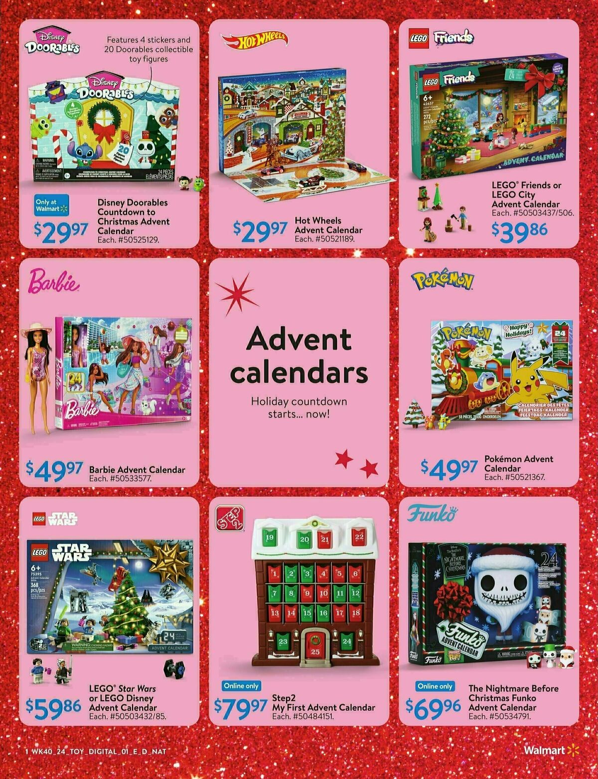 Walmart Toy Book Flyer from October 24