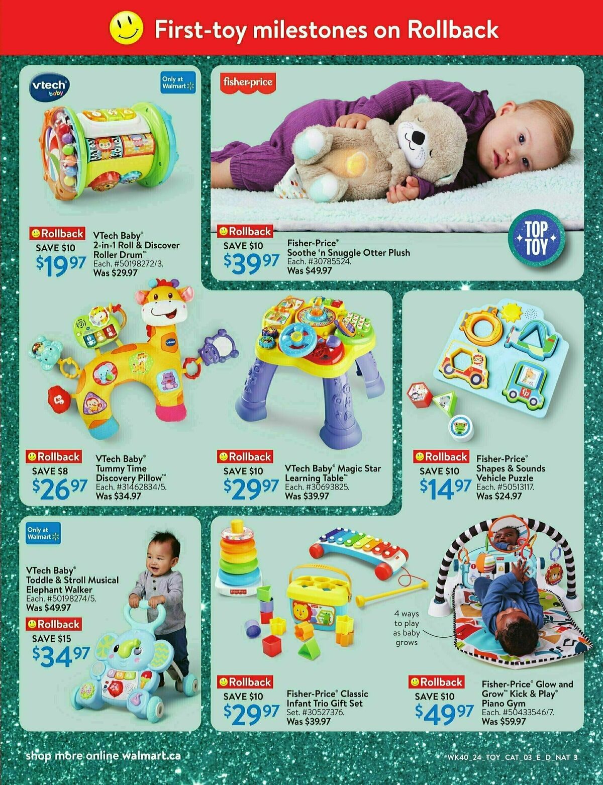 Walmart Toy Book Flyer from October 24