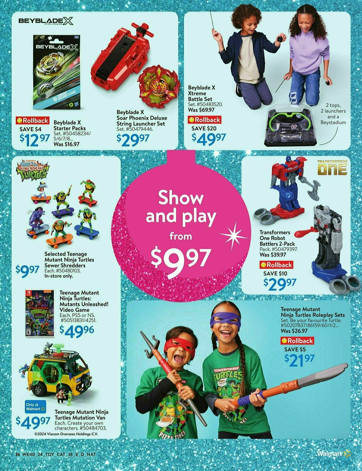 Walmart Toy Book Flyer from October 24