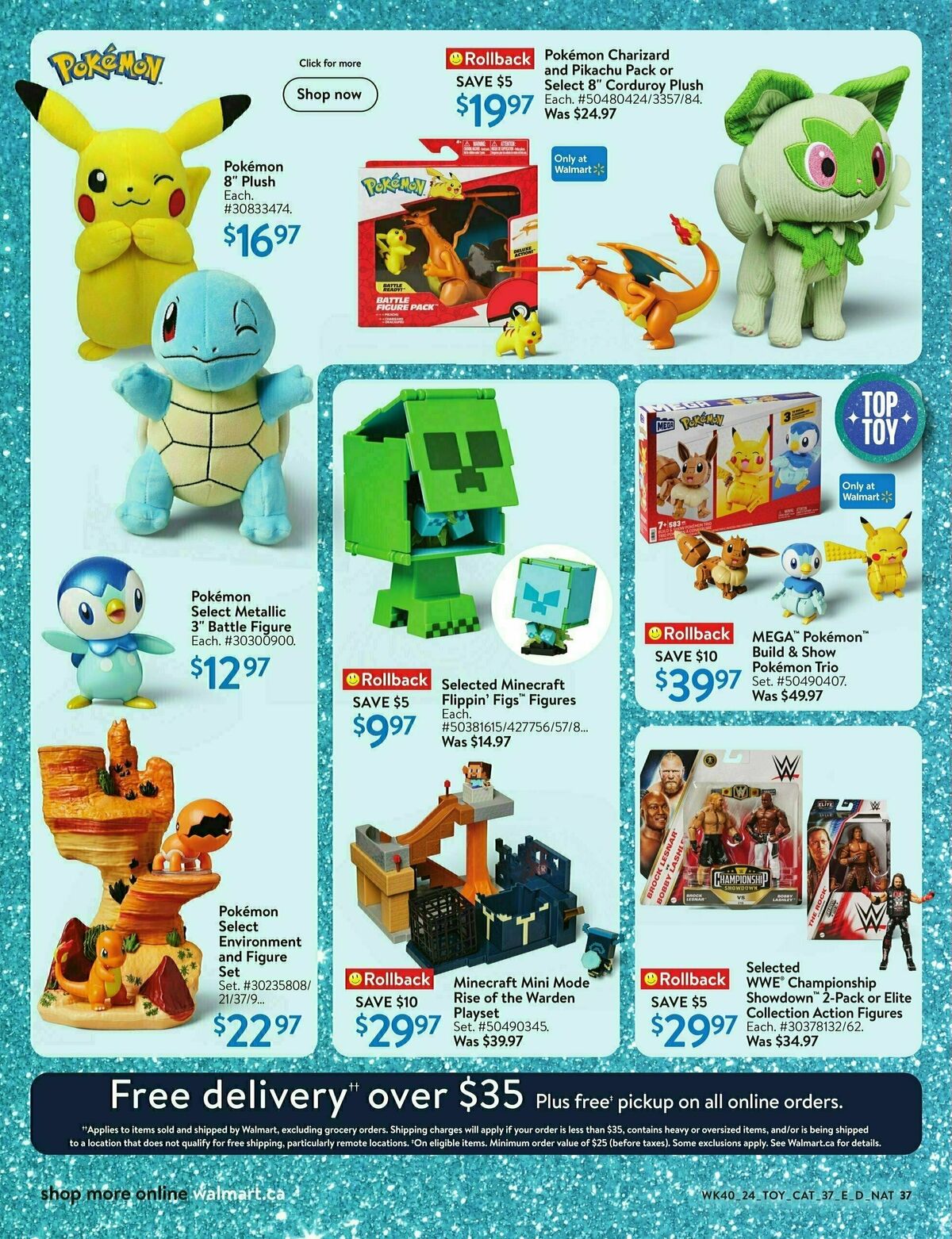 Walmart Toy Book Flyer from October 24