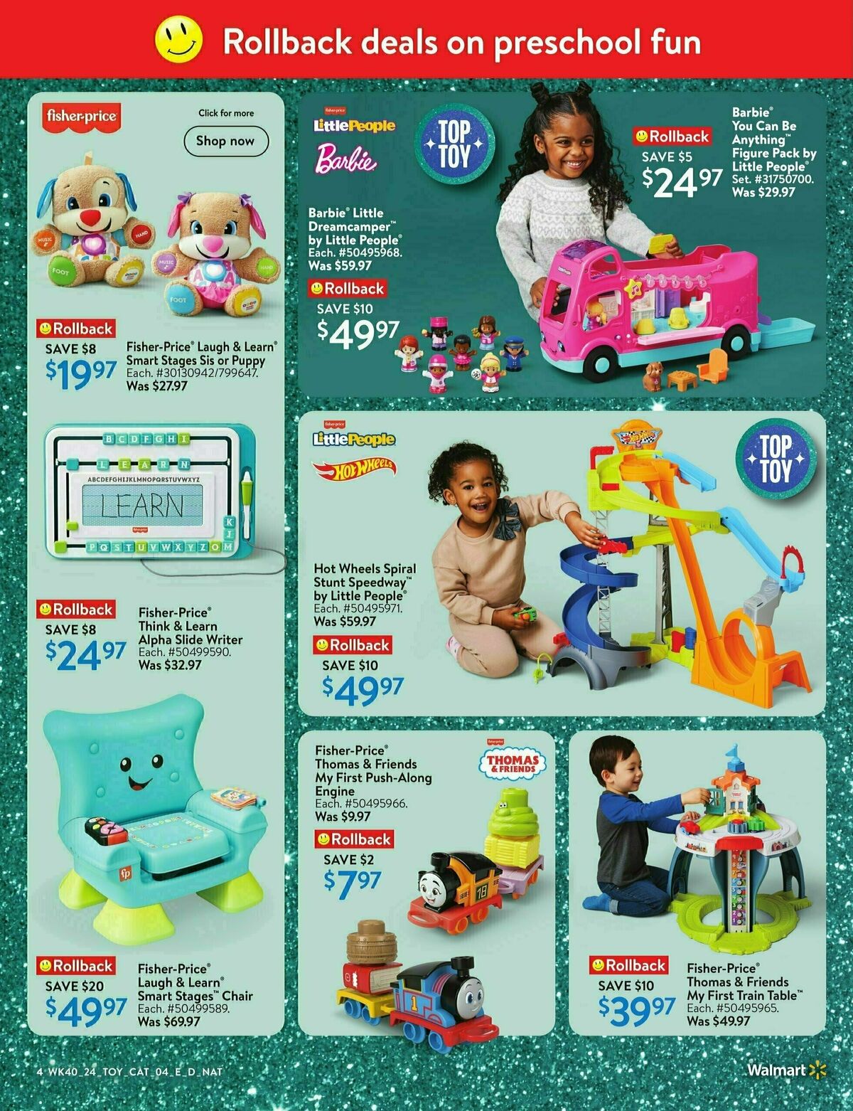 Walmart Toy Book Flyer from October 24