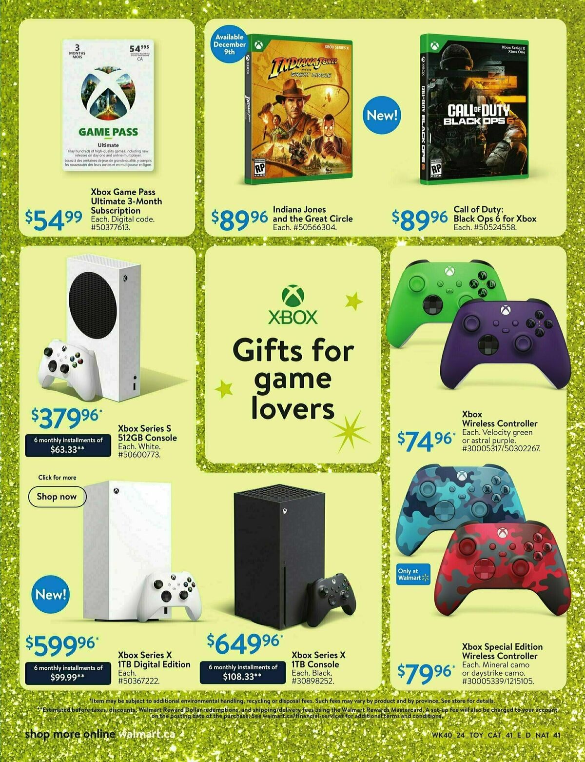 Walmart Toy Book Flyer from October 24