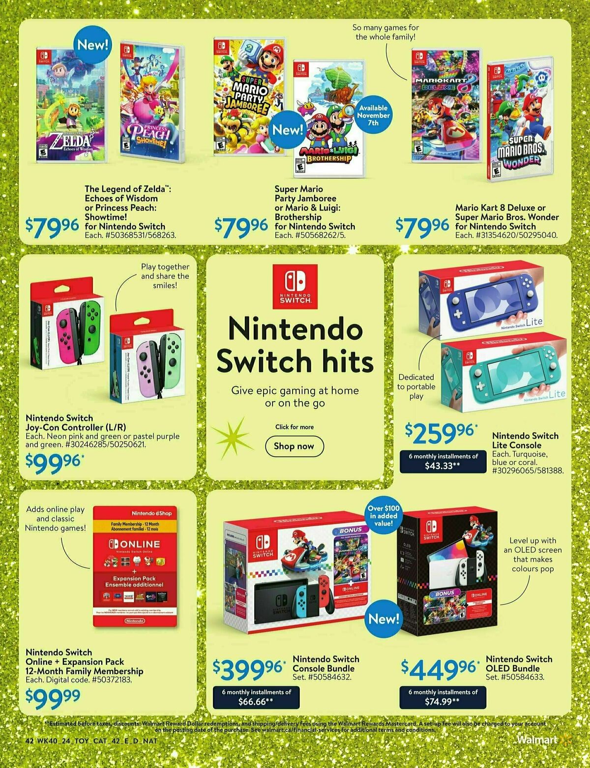 Walmart Toy Book Flyer from October 24