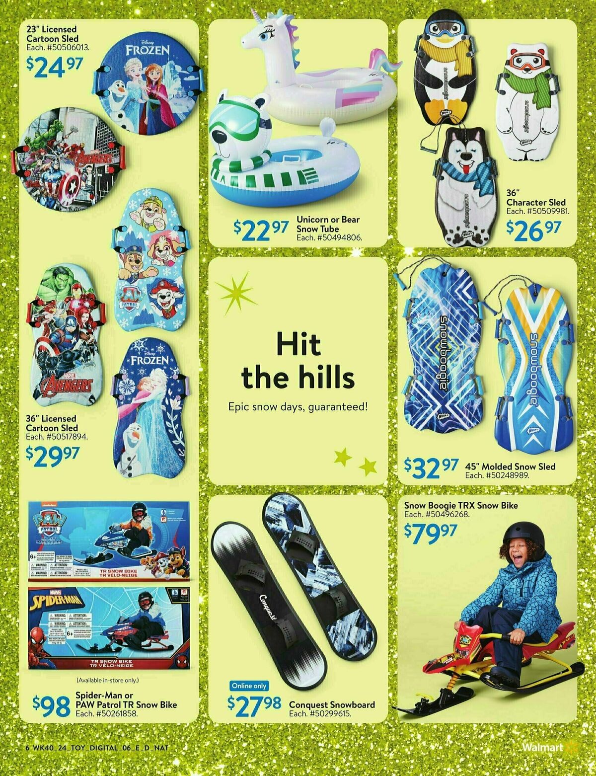 Walmart Toy Book Flyer from October 24