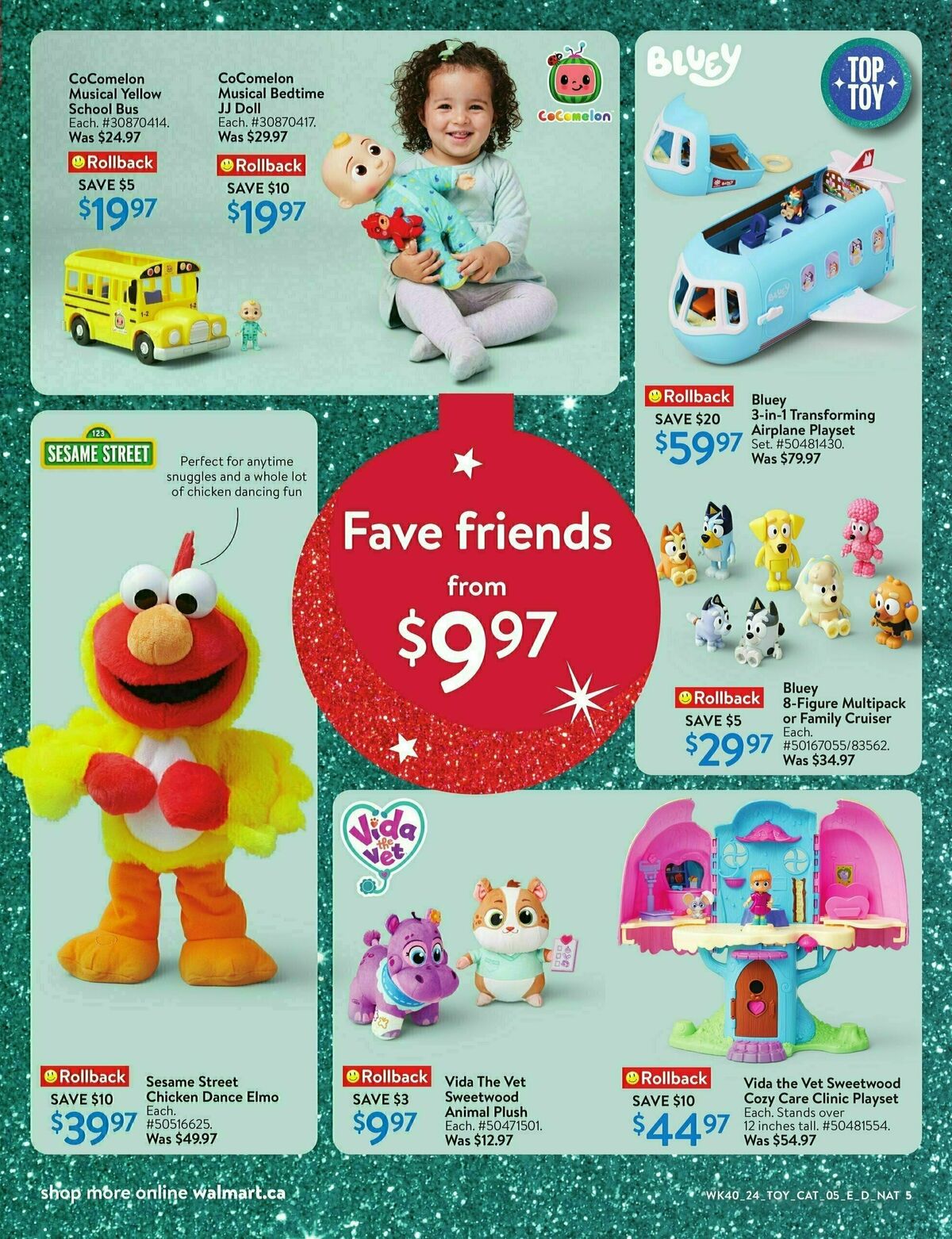 Walmart Toy Book Flyer from October 24