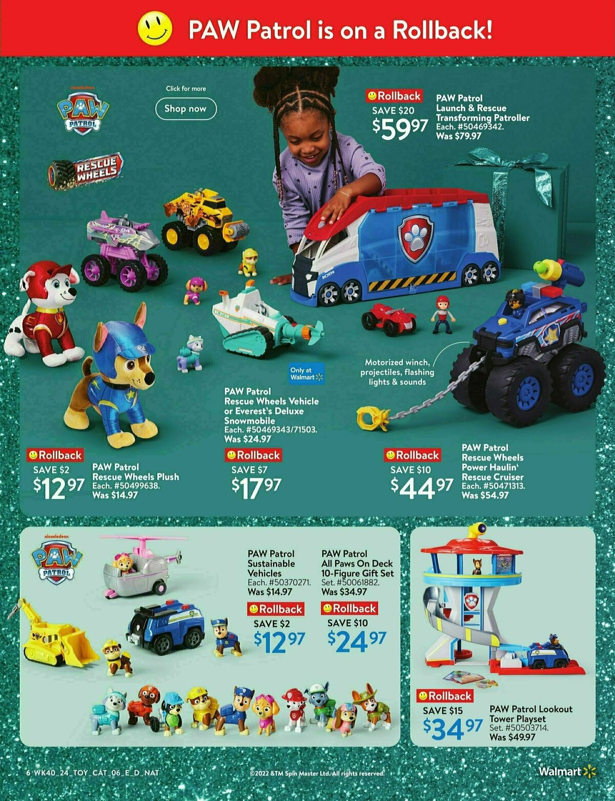 Walmart Toy Book Flyer from October 24