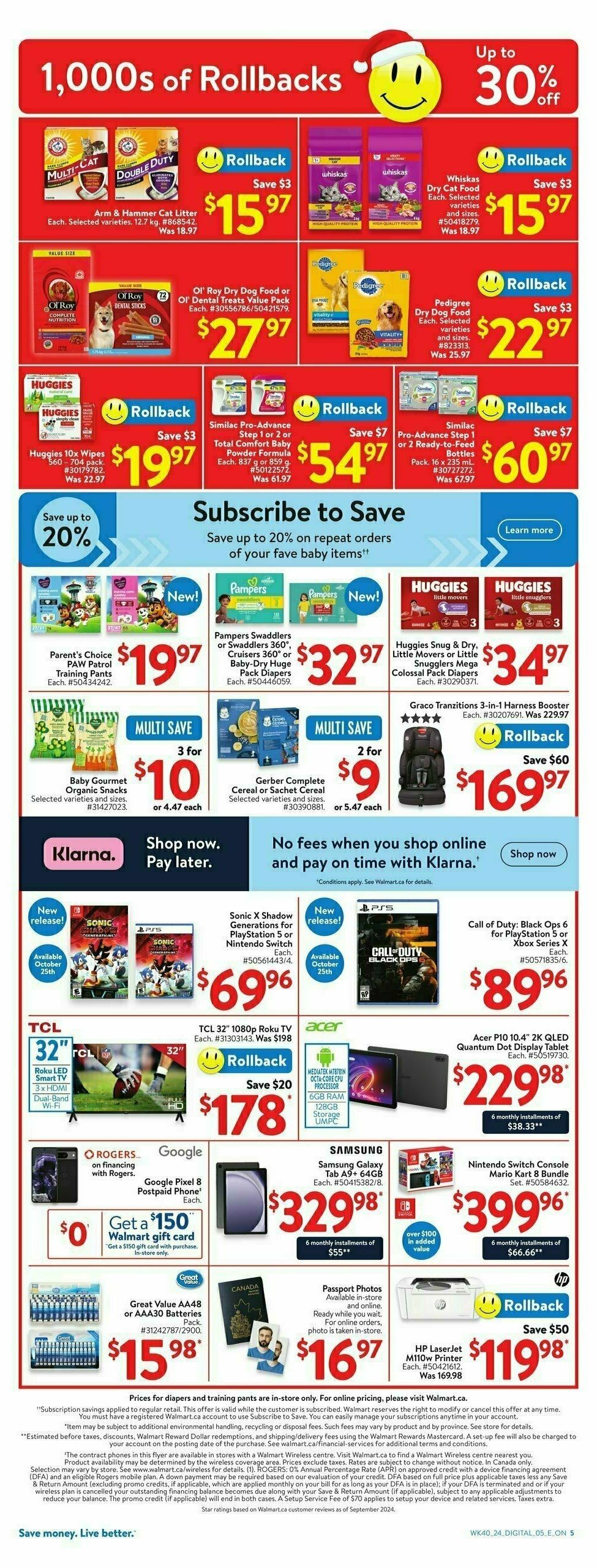 Walmart Flyer from October 24