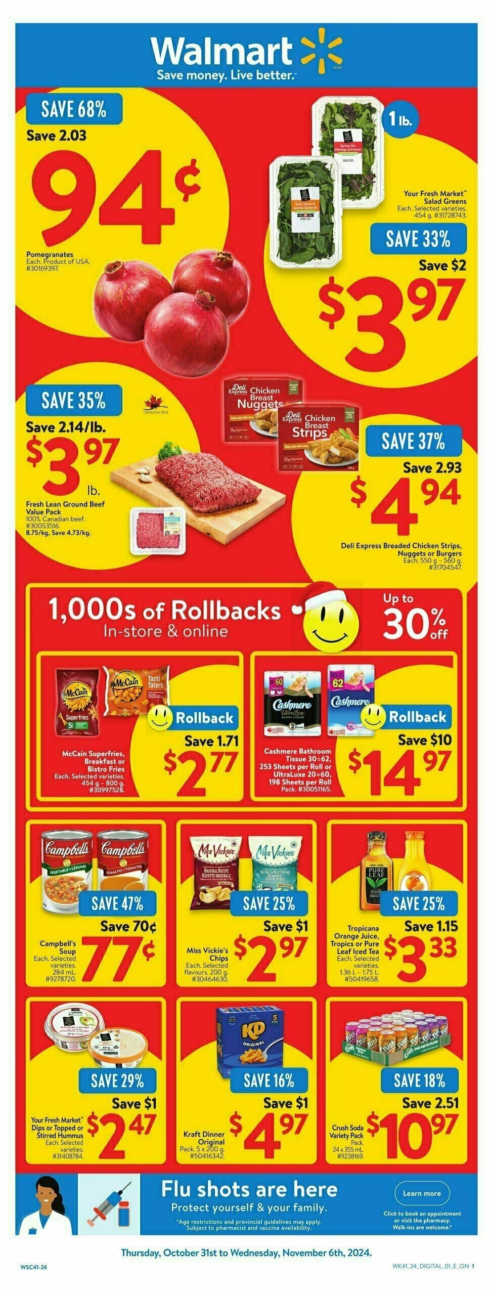 Walmart Flyer from October 31