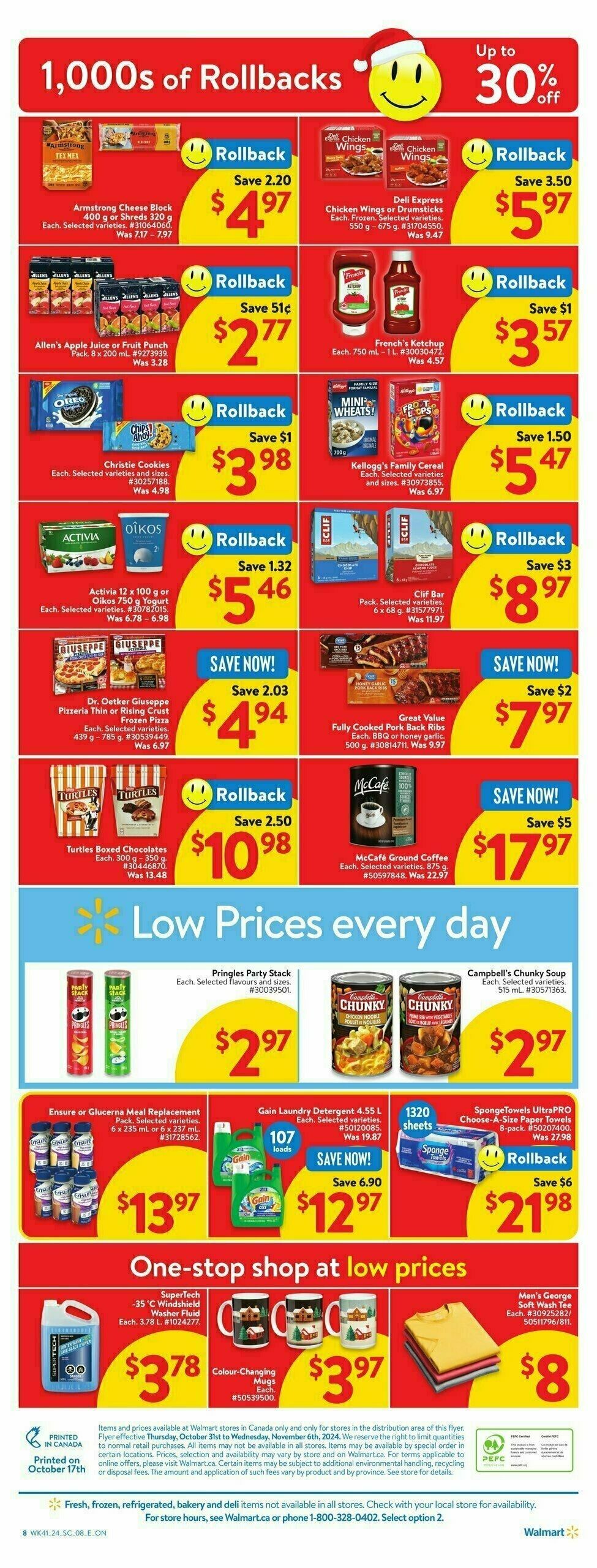 Walmart Flyer from October 31