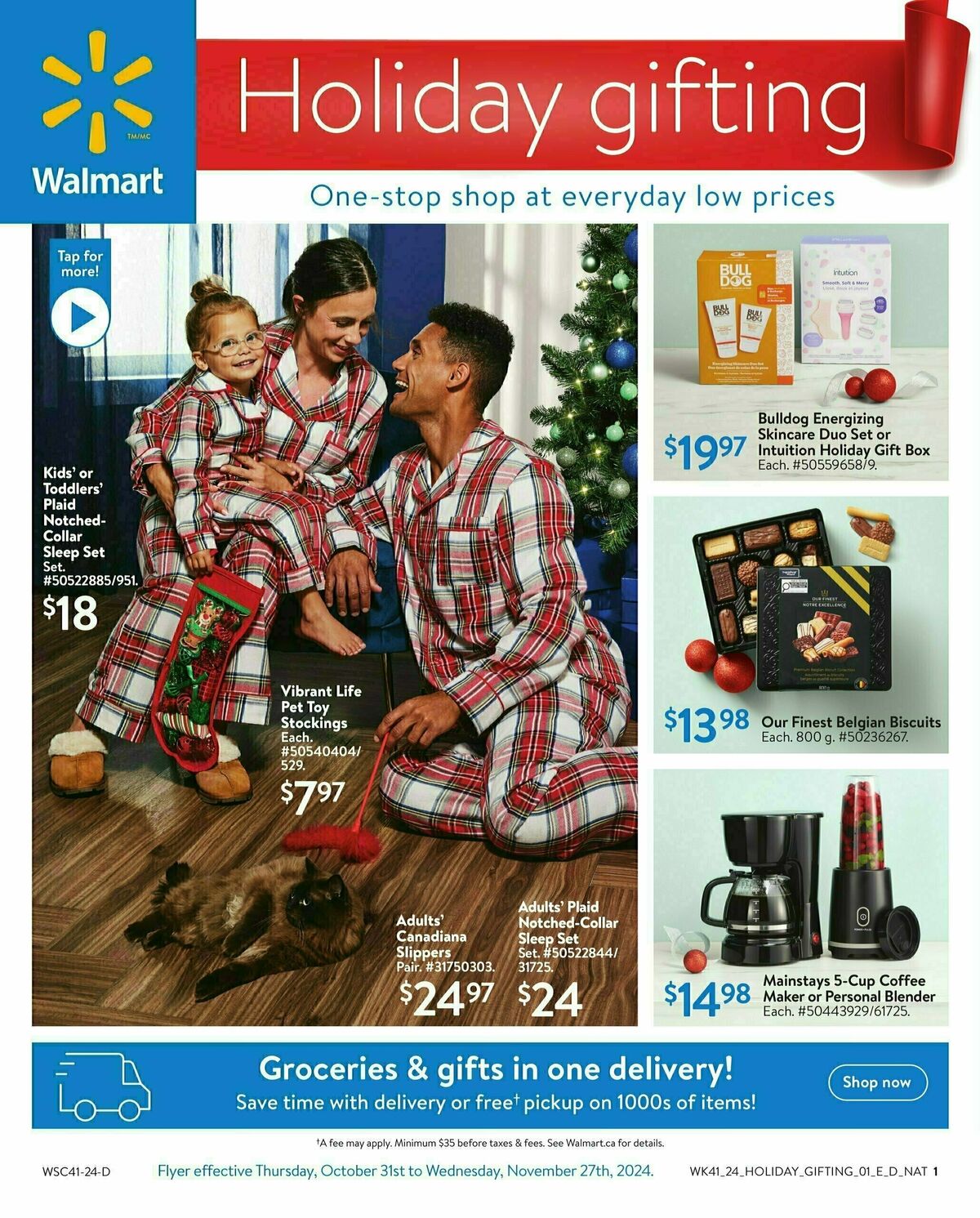 Walmart Holiday Gifting Flyer from October 31