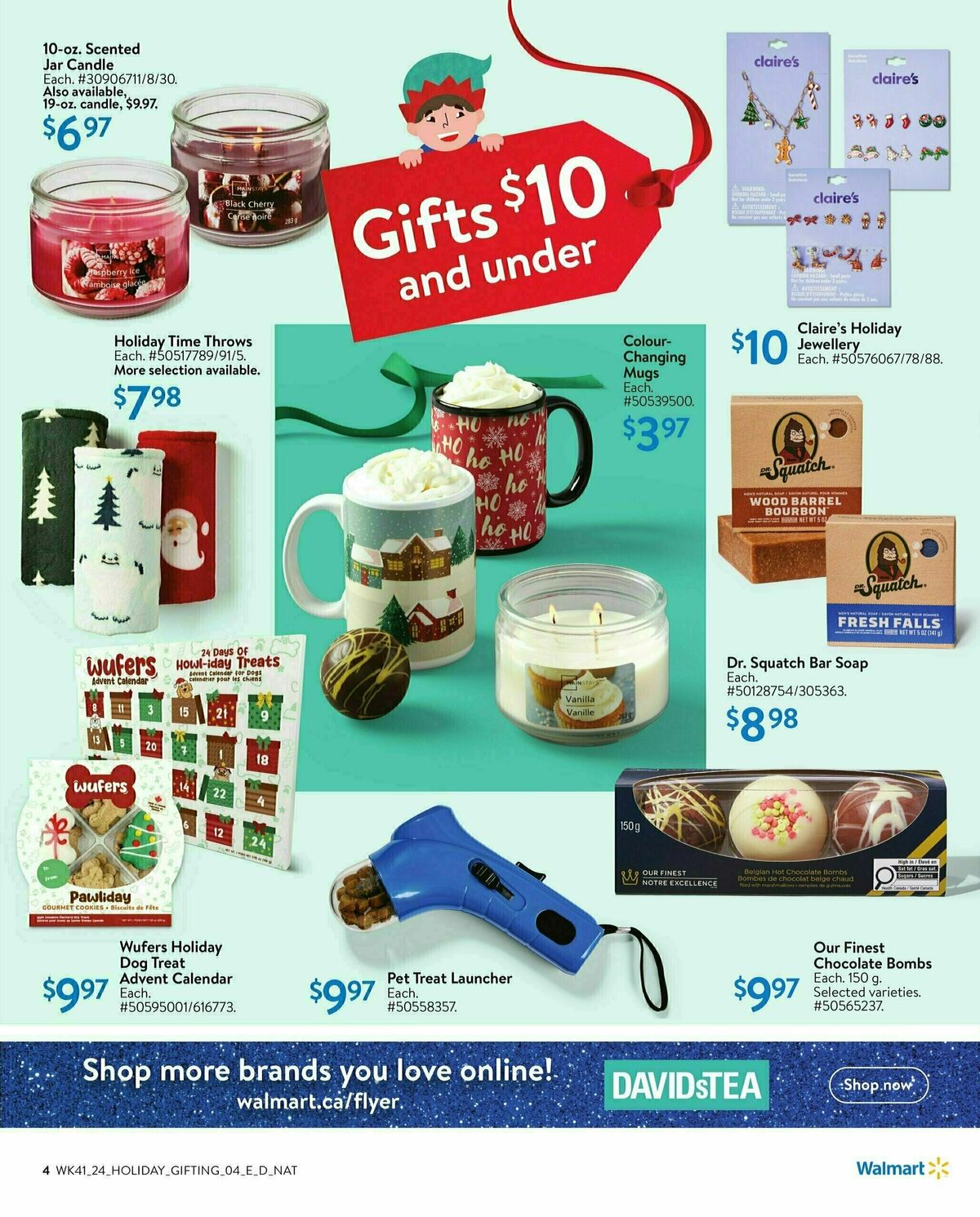 Walmart Holiday Gifting Flyer from October 31