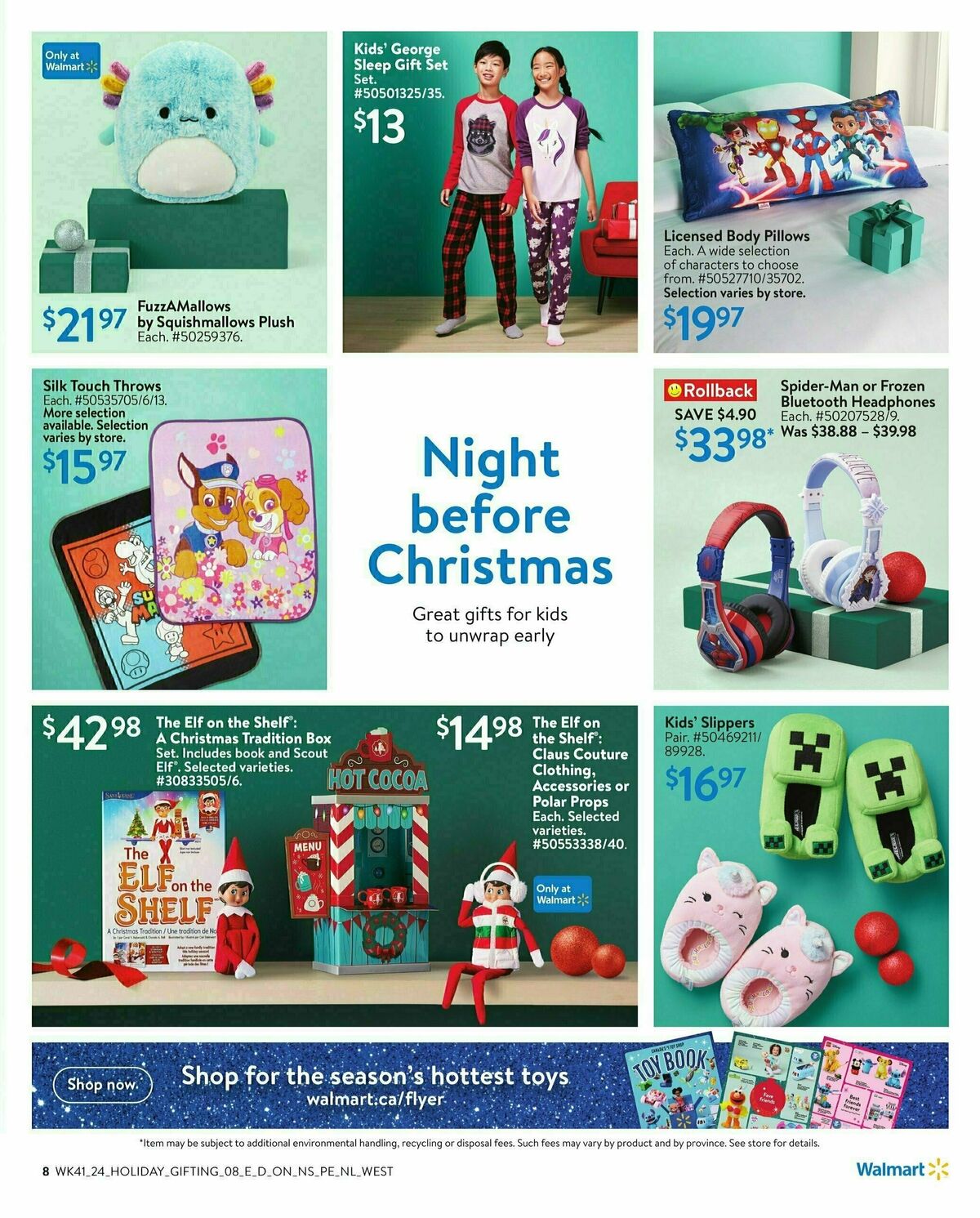 Walmart Holiday Gifting Flyer from October 31