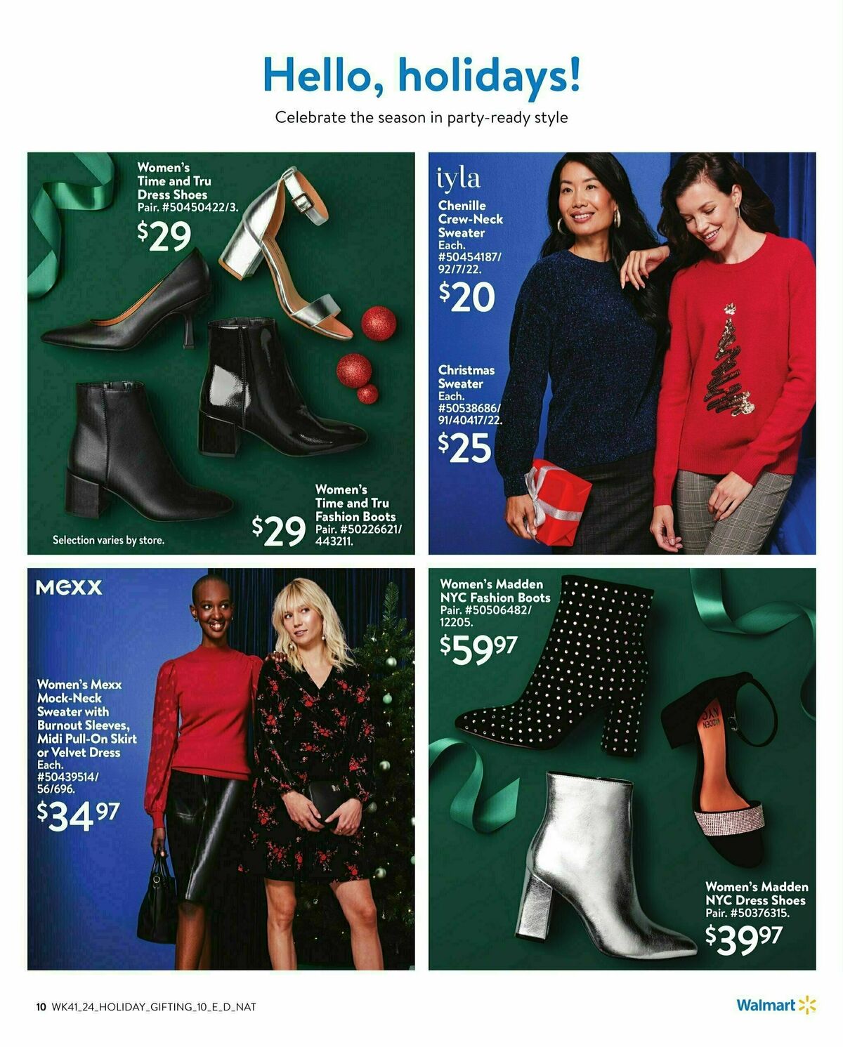 Walmart Holiday Gifting Flyer from October 31