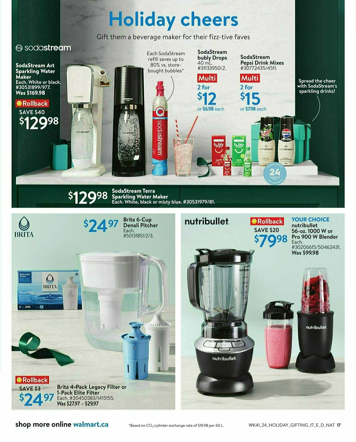 Walmart Holiday Gifting Flyer from October 31