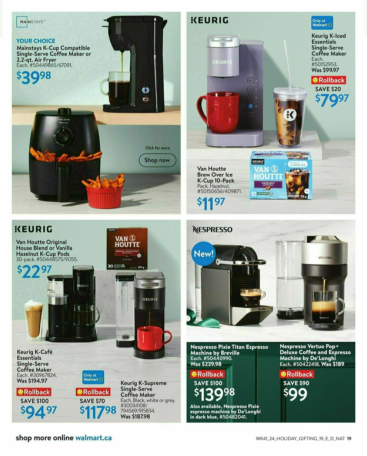 Walmart Holiday Gifting Flyer from October 31