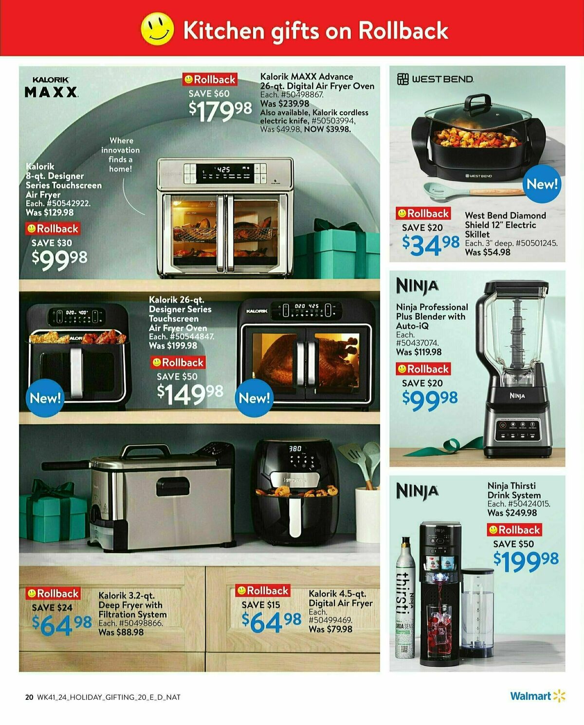 Walmart Holiday Gifting Flyer from October 31