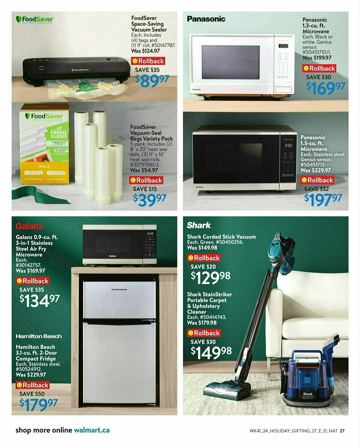 Walmart Holiday Gifting Flyer from October 31