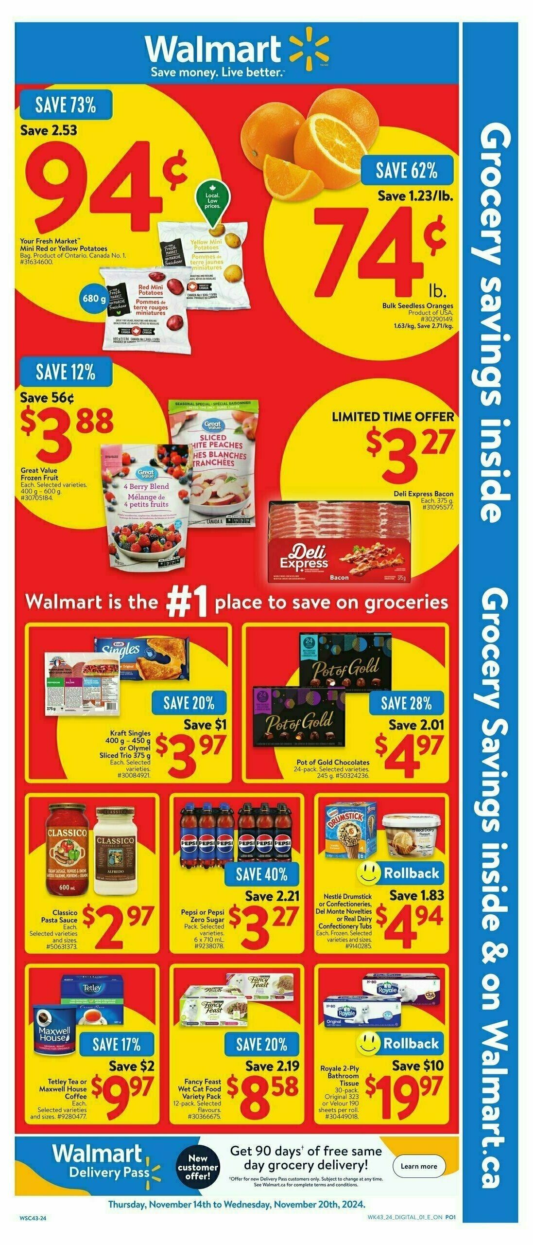 Walmart Black Friday Flyer from November 14