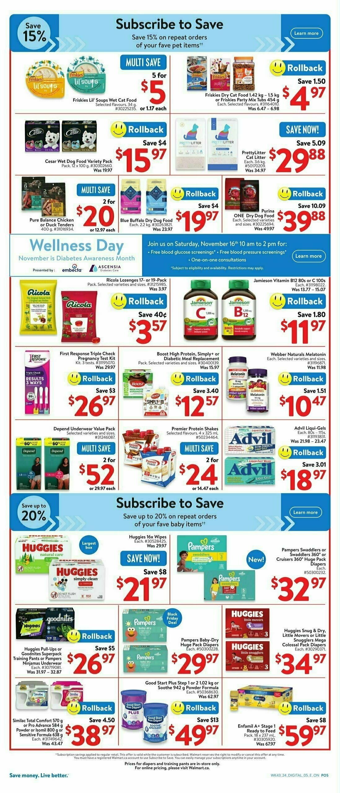 Walmart Black Friday Flyer from November 14