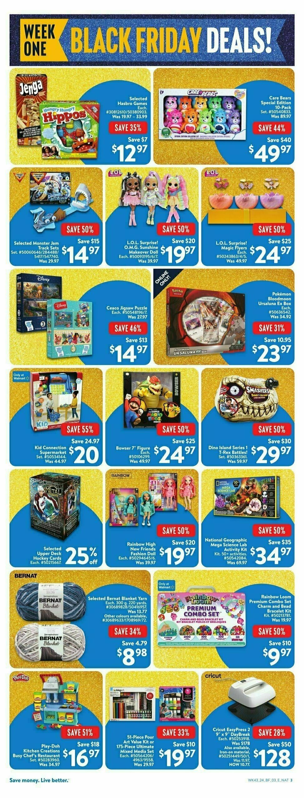 Walmart Black Friday Flyer from November 14