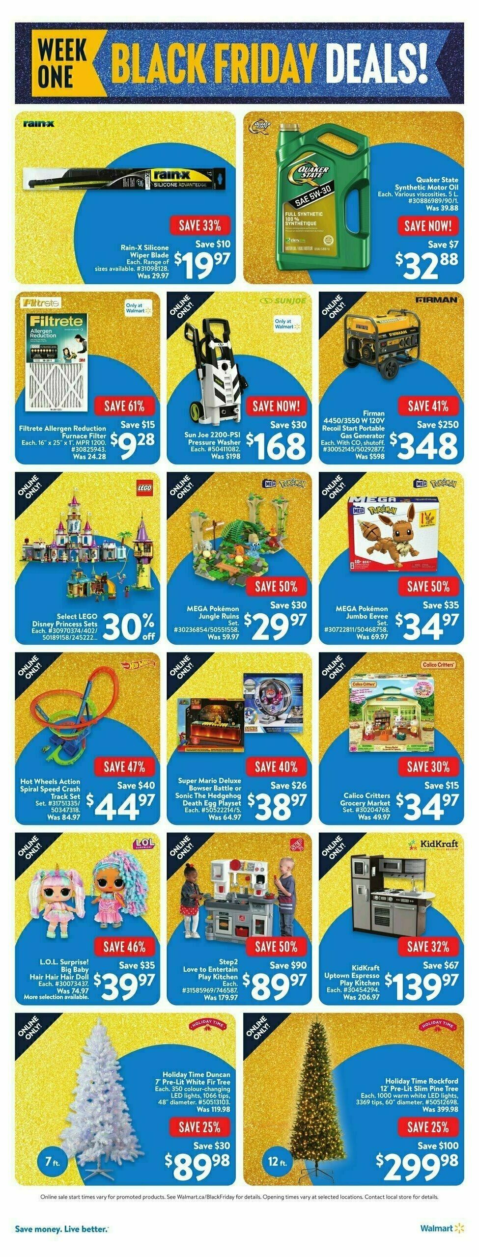 Walmart Black Friday Flyer from November 14