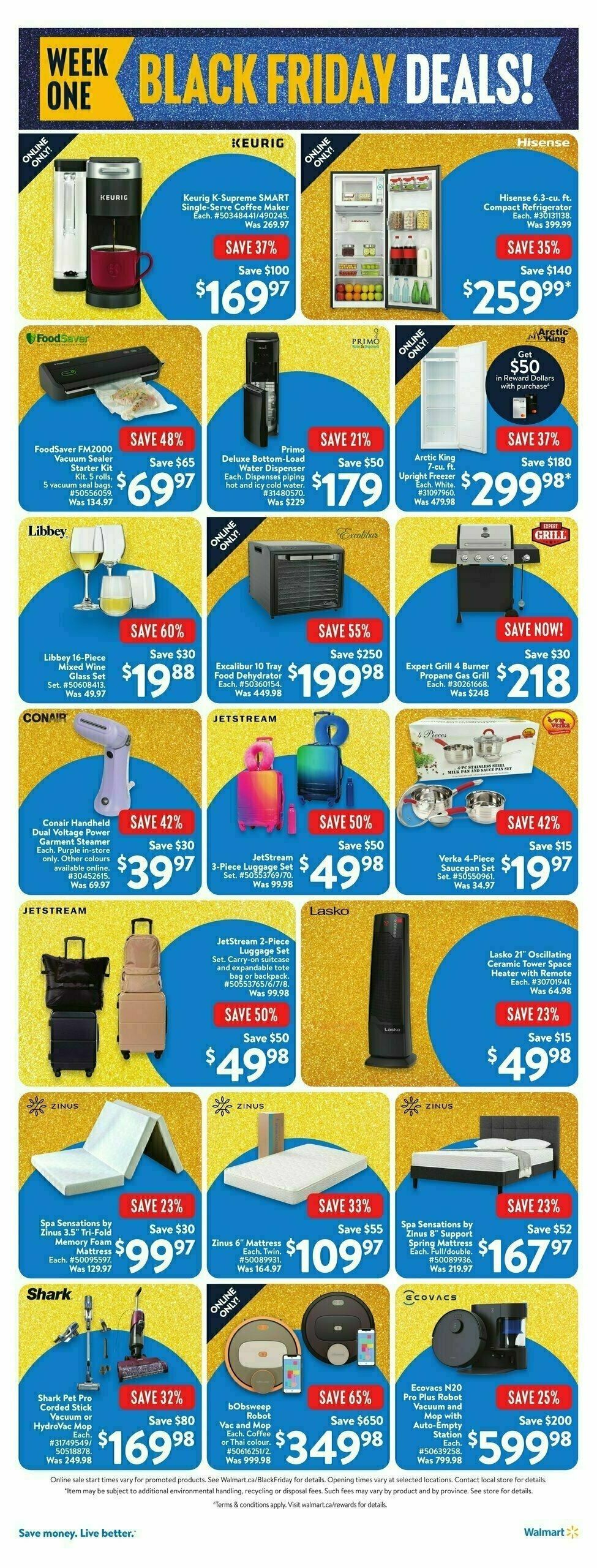 Walmart Black Friday Flyer from November 14