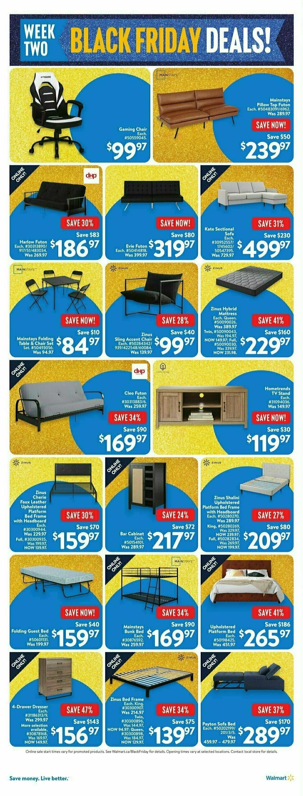 Walmart Black Friday Flyer from November 21