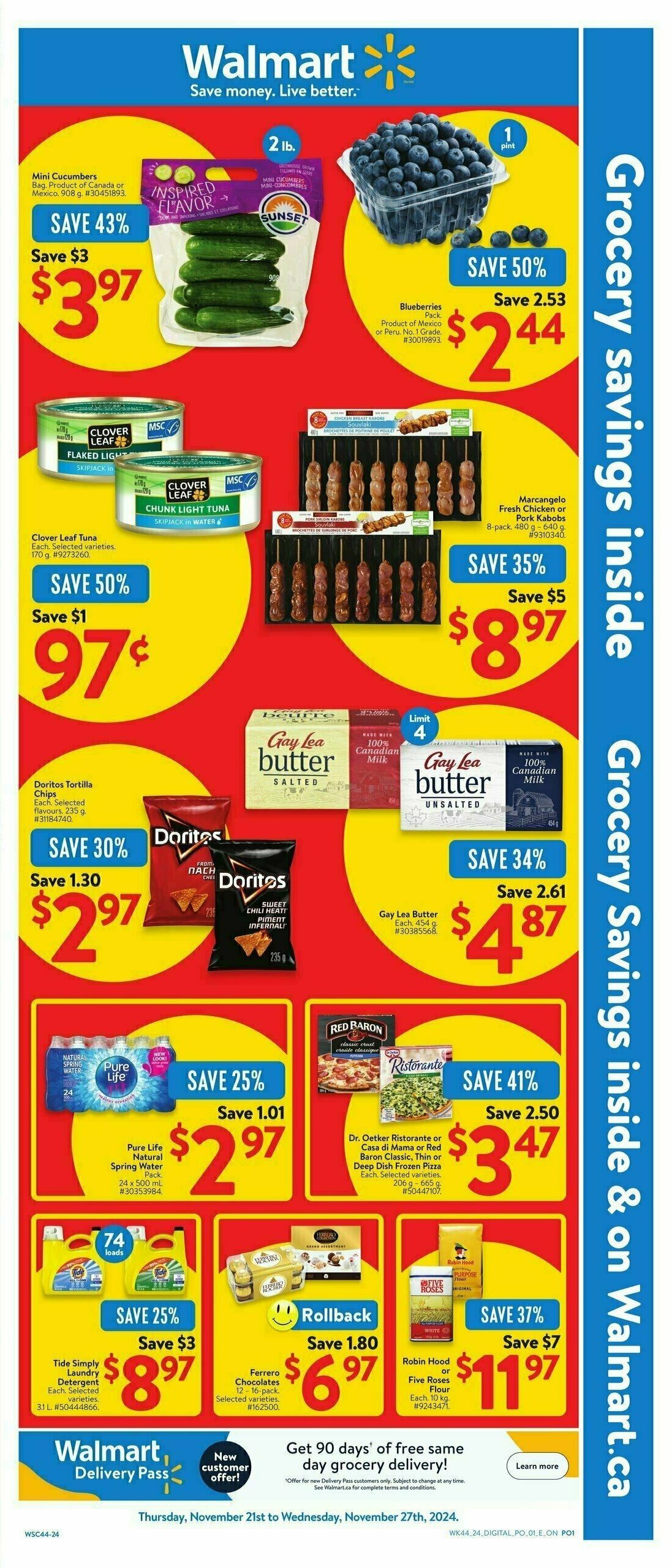 Walmart Black Friday Flyer from November 21