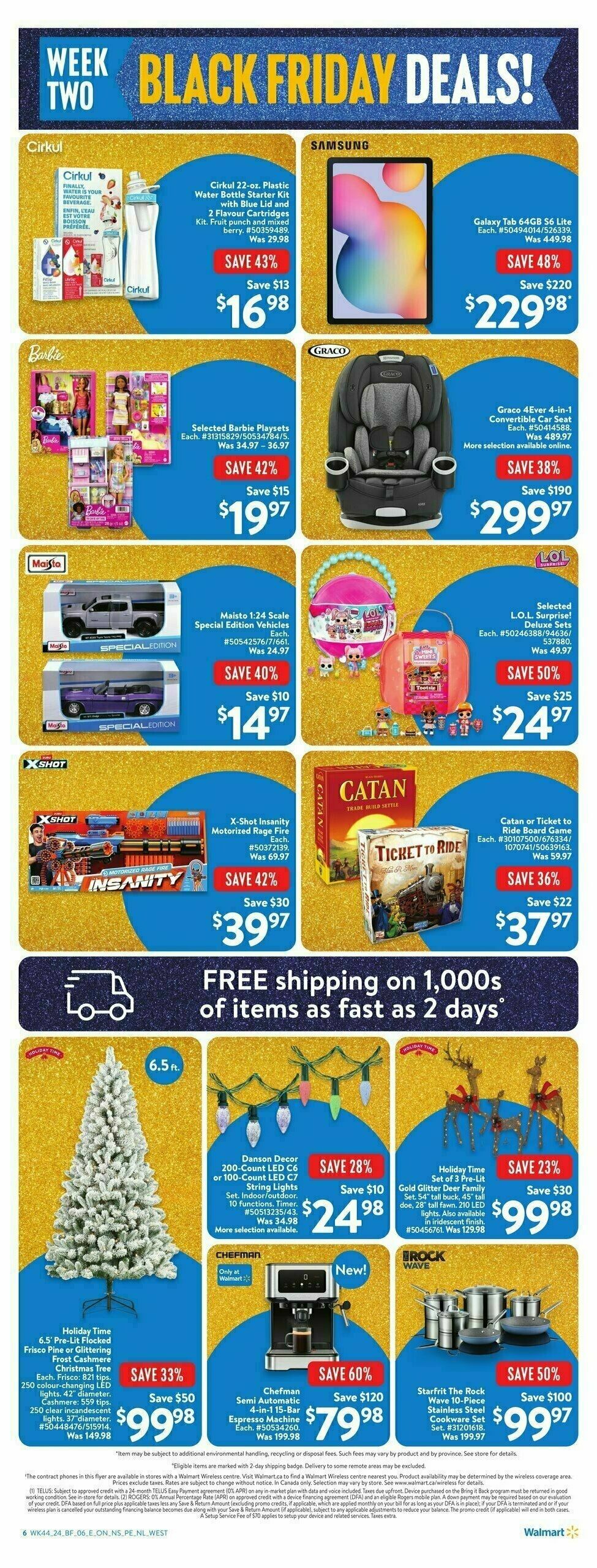 Walmart Black Friday Flyer from November 21