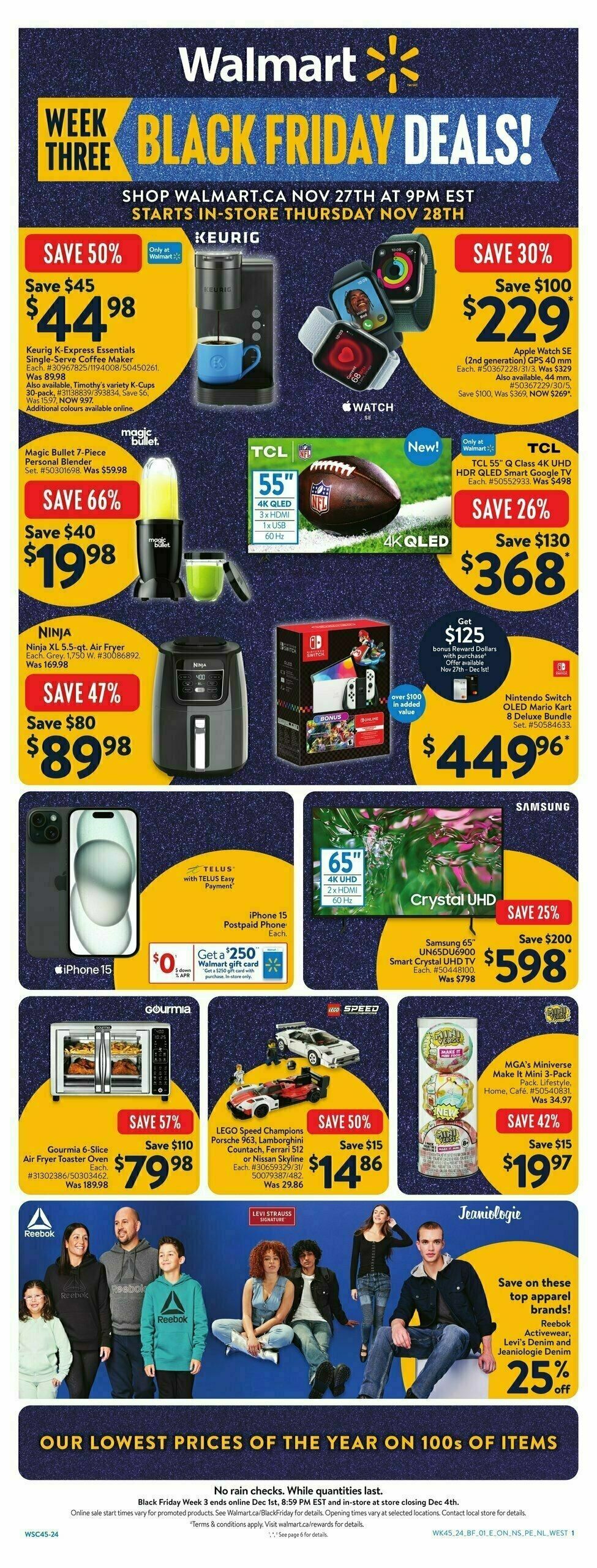 Walmart Black Friday Flyer from November 28