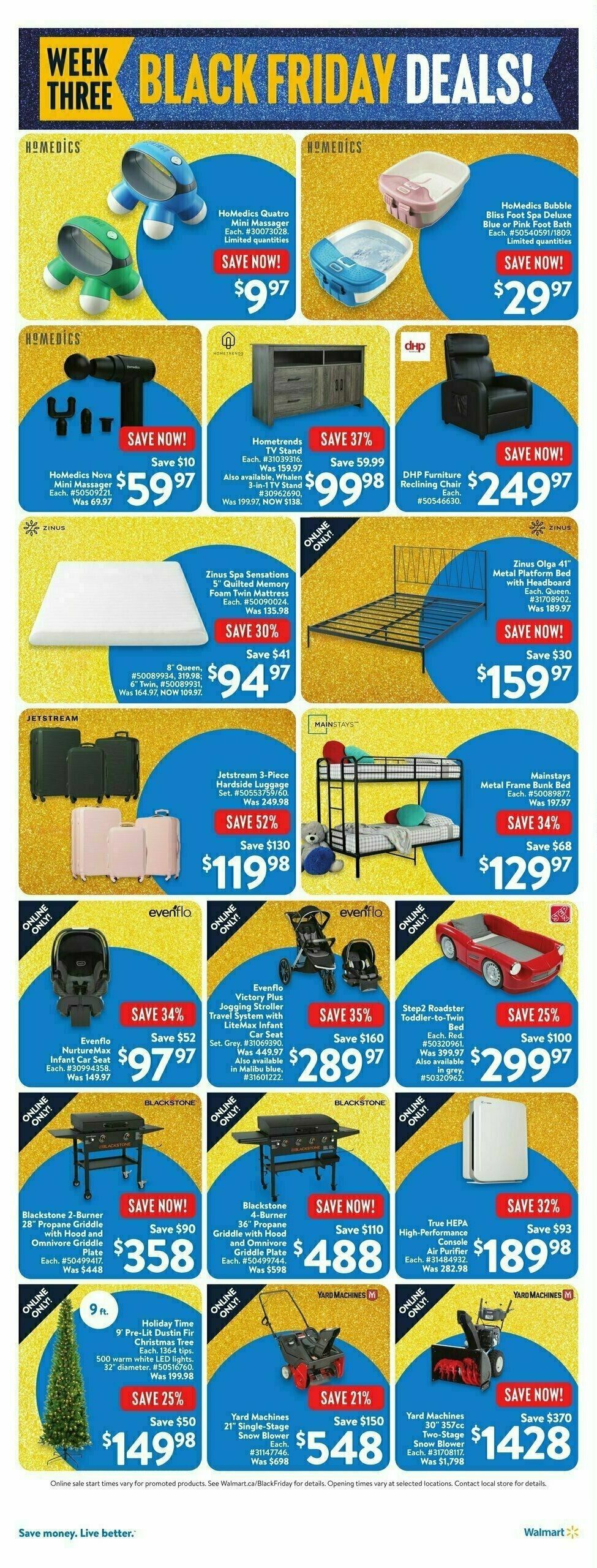 Walmart Black Friday Flyer from November 28