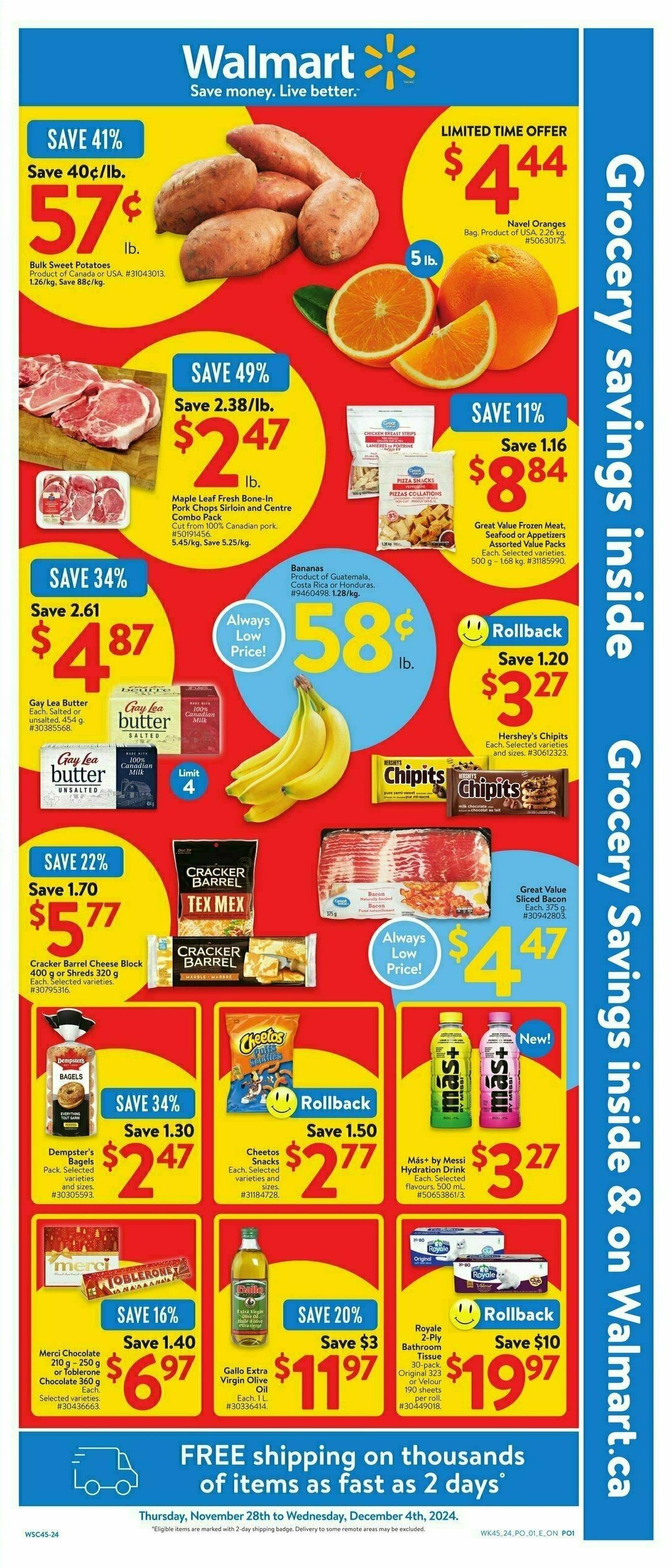 Walmart Black Friday Flyer from November 28