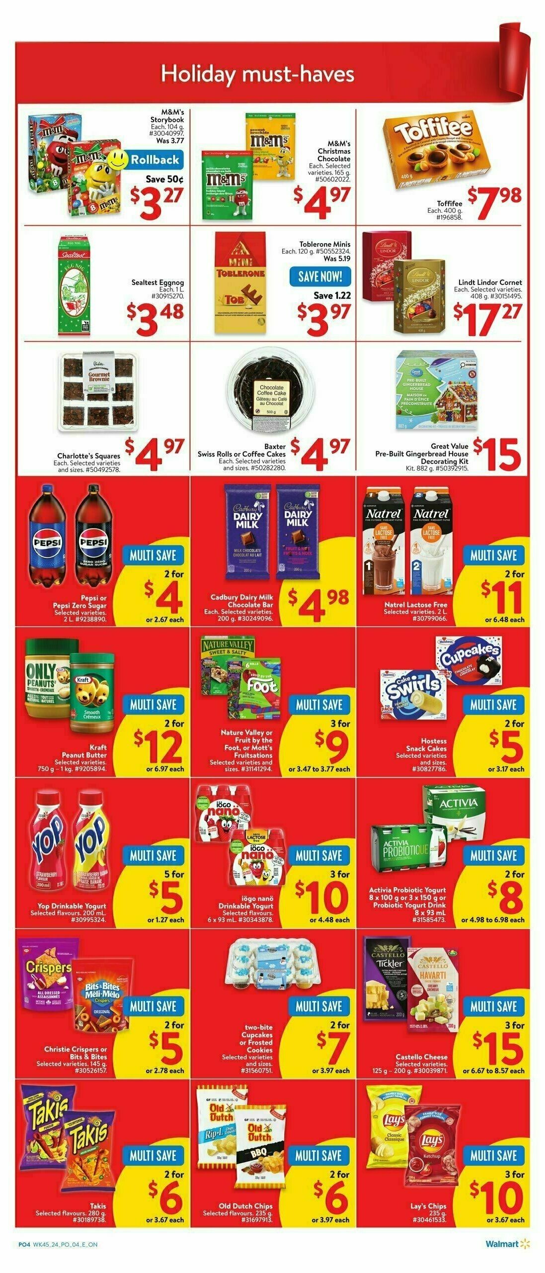 Walmart Black Friday Flyer from November 28