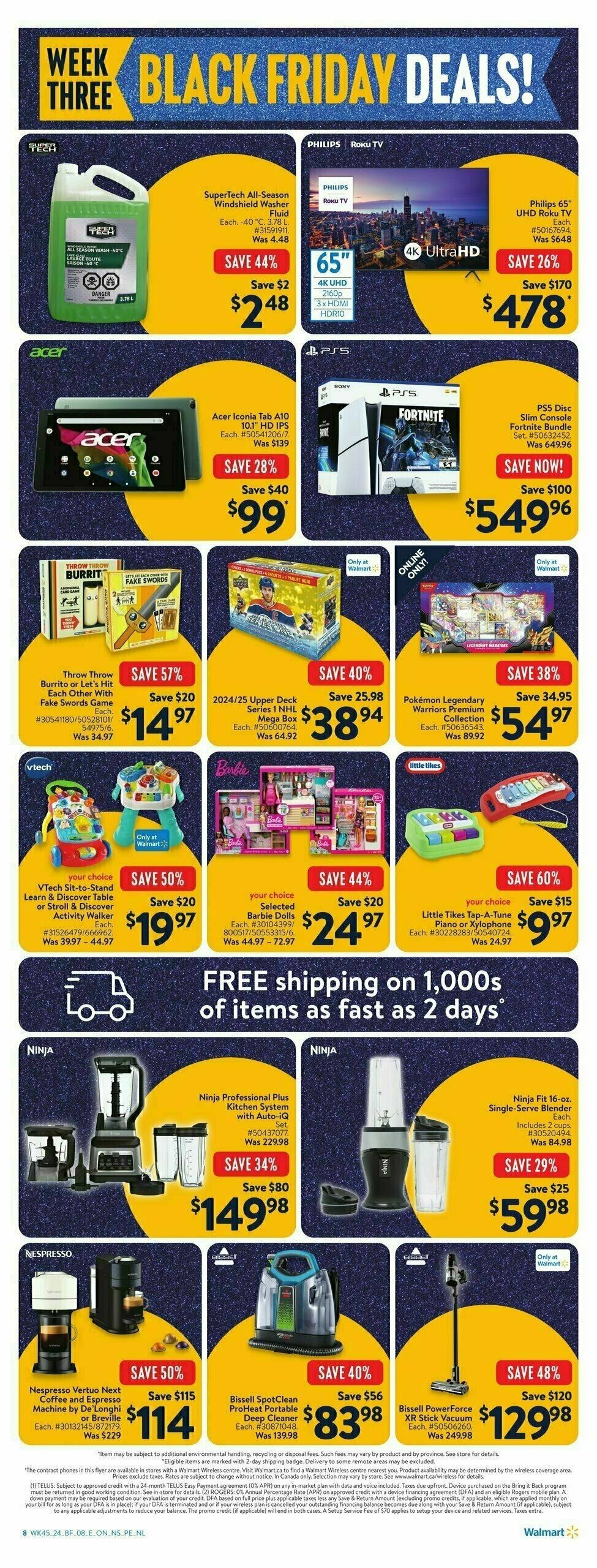 Walmart Black Friday Flyer from November 28