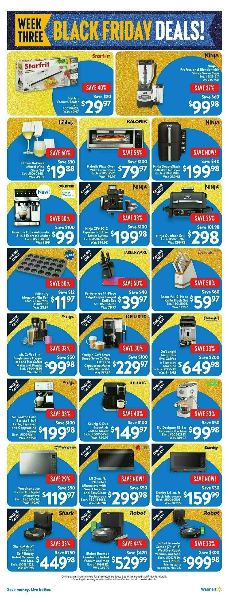 Walmart Black Friday Flyer from November 28