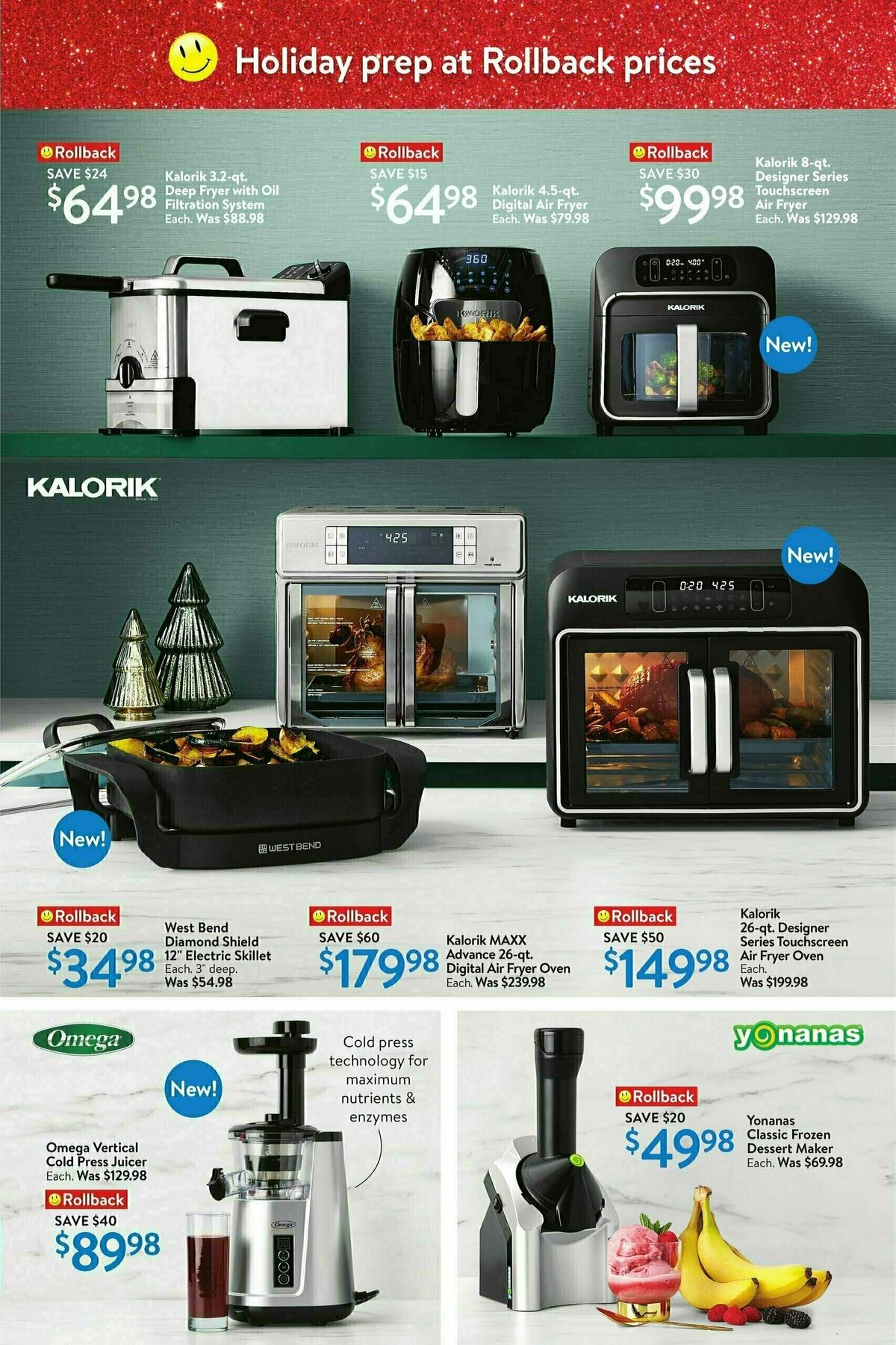 Walmart Holiday hosting Flyer from November 28