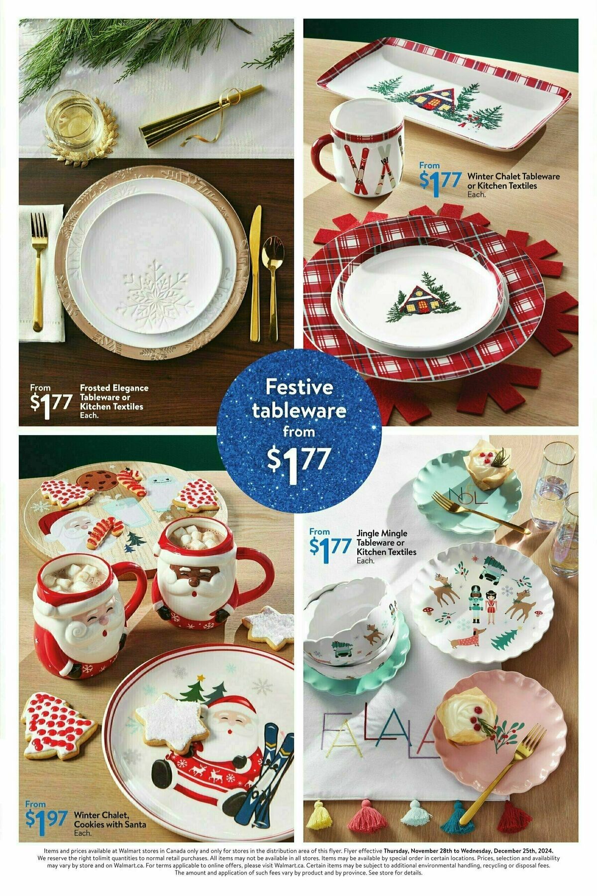 Walmart Holiday hosting Flyer from November 28