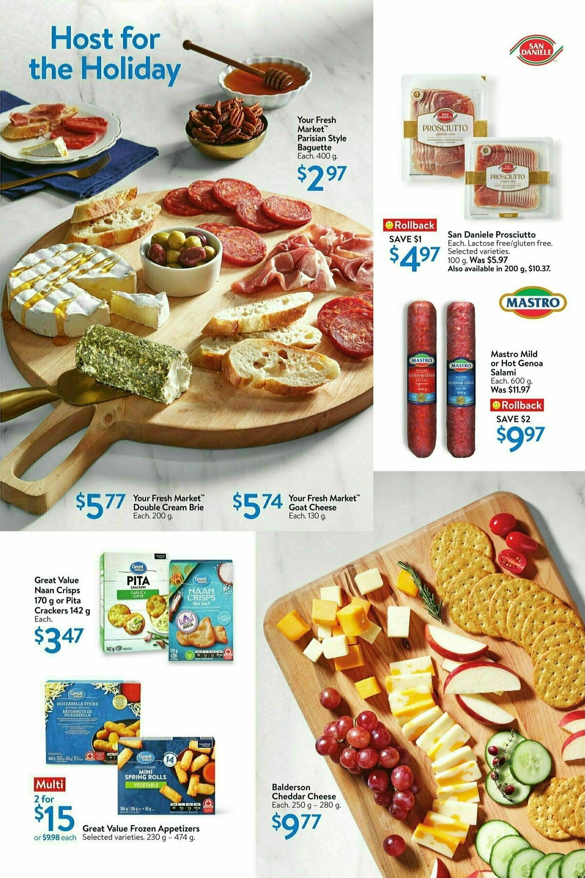 Walmart Holiday hosting Flyer from November 28