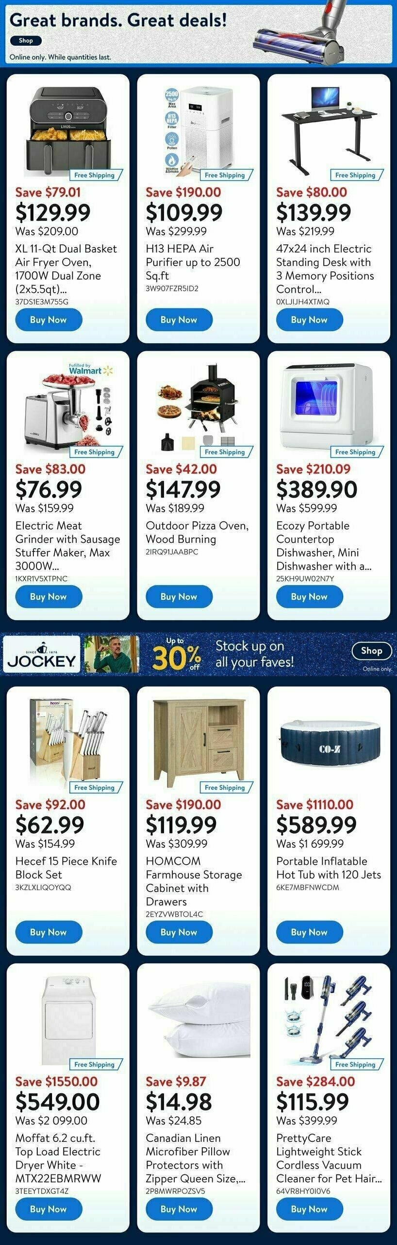 Walmart Cyber Week Flyer from December 2