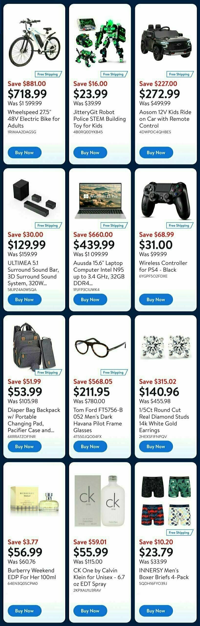 Walmart Cyber Week Flyer from December 2